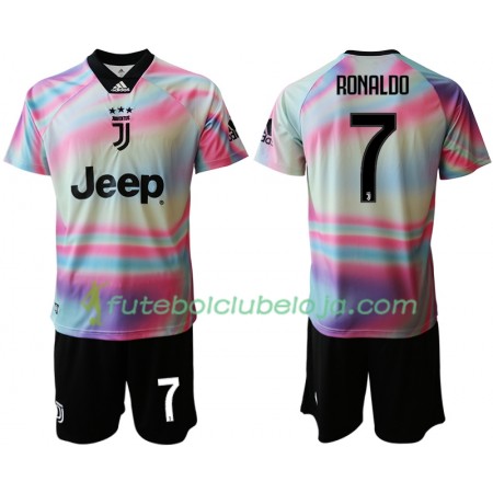 Camisola Juventus RONALDO 7 Criança EA Sport 2018-2019 Manga Curta